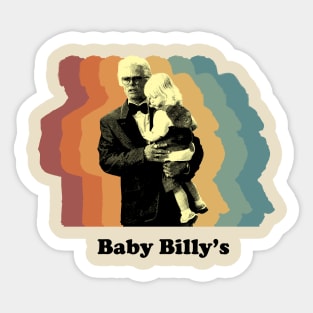 Baby Billy's Shadow Vintage Retro Sticker